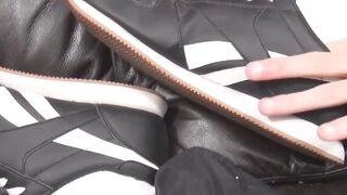 Foot Fetish - Foot Worship with Jerking Off & Cum Shot on Feet
