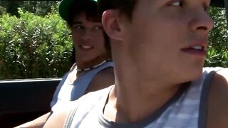 Outdoors Anal Adventure - Big Dick Pounding Asses of Auston & Chad