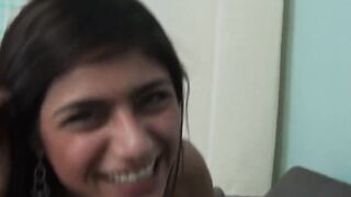 Arabian Beauty Mia KHALIFA Fucked Hard By A Huge Black Dick! POV Blowjob & Creampie