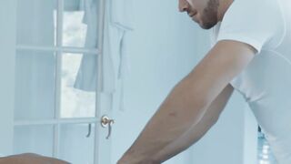 Black Thug Rimjob & Anal Sex with Big Dick Massage Therapist