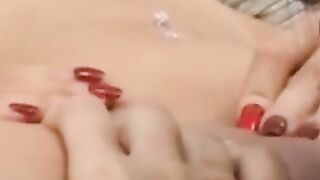 Passionate Sixtynining Lesbians - Brunette Babes Finger Fuck Each Other