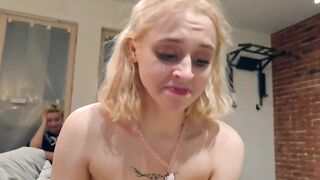 Molly Cutie - Older Man Plays Games With Young Blonde Babe