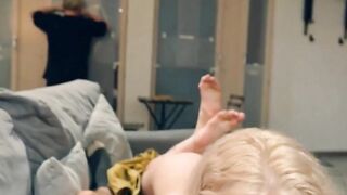 Molly Cutie - Older Man Plays Games With Young Blonde Babe
