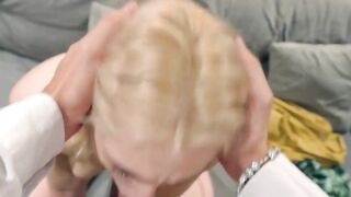 Molly Cutie - Older Man Plays Games With Young Blonde Babe