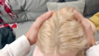 Molly Cutie - Older Man Plays Games With Young Blonde Babe