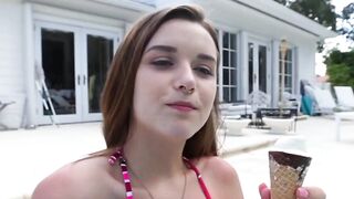Teasing And Licking Teen Barely Legal Cuties - Petite Blonde Girl Gets Fucked