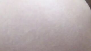 Japanese Belle's Hairless Panties - Close-up Fingertips on Hairy Bush