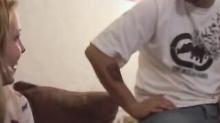 Teen Blondie Riding A Hard Dick - Old Video Revamped With New Editing And Music