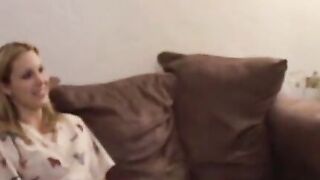 Teen Blondie Riding A Hard Dick - Old Video Revamped With New Editing And Music