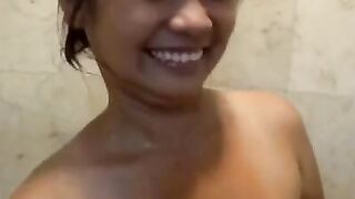 Janines-Shower - Big Dick Surprise in Bathroom