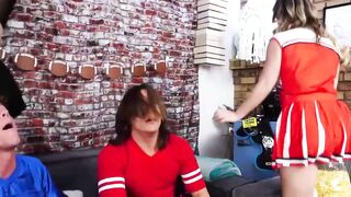 Four-way Frenzy #4 - Hot MILFS Share Their Husbands With You