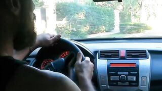 Hot Rodrigio el santo Fucks Passenger in Car - POV Style