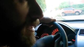 Hot Rodrigio el santo Fucks Passenger in Car - POV Style
