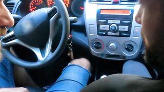 Hot Rodrigio el santo Fucks Passenger in Car - POV Style
