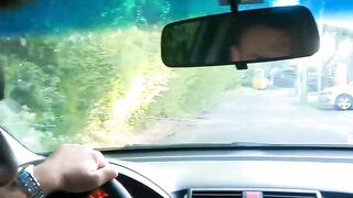 Hot Rodrigio el santo Fucks Passenger in Car - POV Style