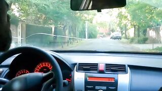 Hot Rodrigio el santo Fucks Passenger in Car - POV Style
