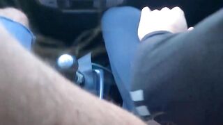 Hot Rodrigio el santo Fucks Passenger in Car - POV Style