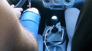 Hot Rodrigio el santo Fucks Passenger in Car - POV Style