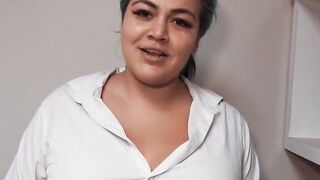 Blond Bombshell Katee Sucks Her Office-Boss' Dick Like A Pro