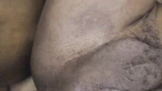 Black Amateur Couple Raw Sex - Skinny Guy Fucks Big Ass Girlfriend
