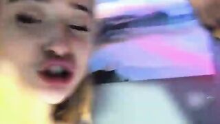 Teenage Cutie Gives A Blow Job And Gets Loaded With Semen