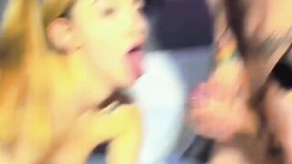 Teenage Cutie Gives A Blow Job And Gets Loaded With Semen