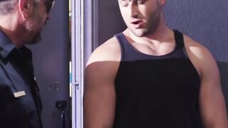 HOT COPS CAUGHT MICHAEL BOSSTON JACKING OFF IN THE REALITY - POV