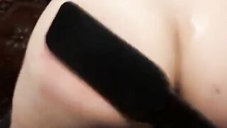 Ass-Pounding Anal Gape with Paddle Play - Yasmine Hardcore