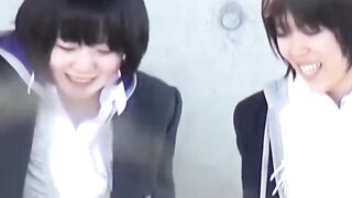 Public Pissing #2 - Teenage Vixens Unleash Their Wild Side