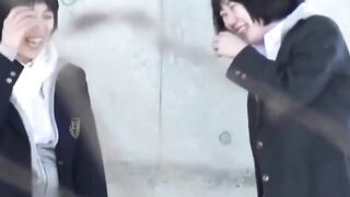 Public Pissing #2 - Teenage Vixens Unleash Their Wild Side