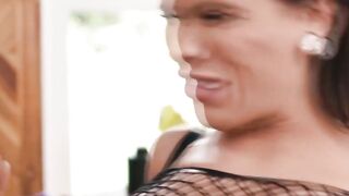 Hot & Bothered - Step-Mom's Lesbian Threesome with Teen Son