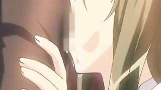 Big Boob Babe Gives Oral Sex Lesson in Classroom
