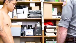HOT STUFF! Guard's Handsome Twinks Fucks His Student In Classroom