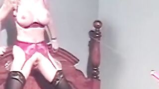 Bondage Bitch Gets Whipped And Eaten Out By Lesbian Dominatrix