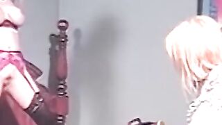 Bondage Bitch Gets Whipped And Eaten Out By Lesbian Dominatrix
