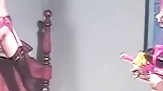 Bondage Bitch Gets Whipped And Eaten Out By Lesbian Dominatrix