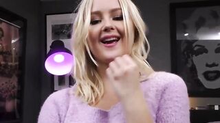 Natalie Queeen - Teasing Pov Masturbation & Big Load On Her Belly