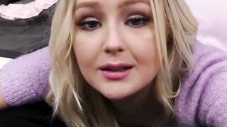 Natalie Queeen - Teasing Pov Masturbation & Big Load On Her Belly