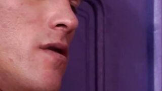 Twinks Ass-Fuck Passionately In Bedroom" or "Anal Sex With A Hot Young Couple", both are suitable to describe this scenario of two twins having passionate sex with ass fucking in bedroom setting
