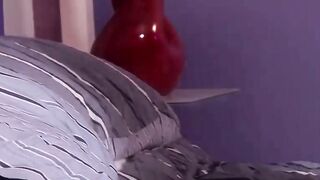 Twinks Ass-Fuck Passionately In Bedroom" or "Anal Sex With A Hot Young Couple", both are suitable to describe this scenario of two twins having passionate sex with ass fucking in bedroom setting