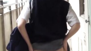 Peek-A-PantieUpClose - Young Japanese Teen's Peeing Adventure