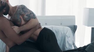 Black Thug Rimjob & Hardcore Anal Sex with Latino Guy