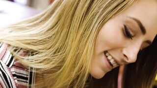 Petite Teen Sensation - Small Frame Girl Destroying Her Face With A Monster Dick
