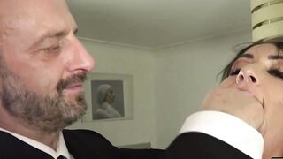 UK Submissive MILF's Rope Bondage Adventure With Dominant Stud - Hardcore Anal Sex