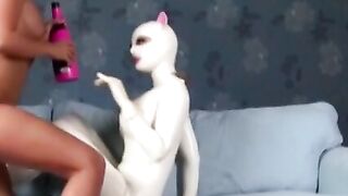Angelic-Heart": Pornstar Angie Hart's Face Sitting & Eating Out Scene With Latex Lucifer in High Heels - MILF Cougar HD Sex!
