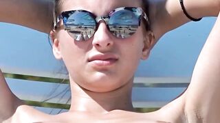 Beach Bunnies #3 - Secretly Filmed Amateur Beach Babes