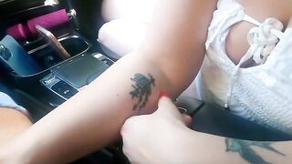 Teen MILF Gives Older Man A Ride In His Luxury Car And More