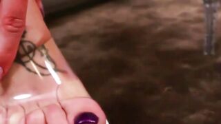 Foot Fetish Goddess - Sensual Foot Worship with Transgender Model