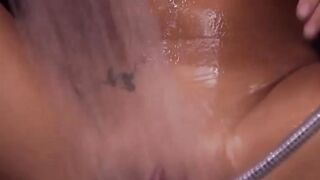 Steamy Fingertips - Brunette Babe Maria Ryabchenko Gets Her Puffy Pink Pussys Wet
