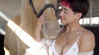Big-Boobed Latina Bombshell Shows Off Her Perfect Body